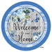 VINYL DECAL | WELCOME TO OUR HOME | BLUE ROSES | BUTTERFLIES | EVERYDAY | SPRING - Unique in the Creek LTD