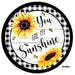 VINYL DECAL | YOU ARE MY SUNSHINE | SUNFLOWER | FARMHOUSE | SUMMER | EVERYDAY - Unique in the Creek LTD