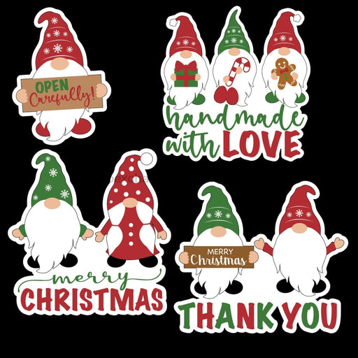 Vinyl Shipping Stickers Christmas Bundle 2 Sign