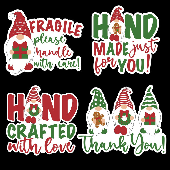 Vinyl Shipping Stickers Christmas Bundle 2 Sign