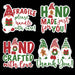 Vinyl Shipping Stickers Christmas Bundle 2 Sign