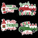 Vinyl Shipping Stickers Christmas Bundle 2 Sign