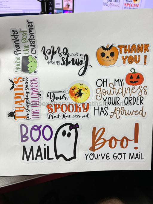 Vinyl Shipping Stickers Halloween Bundle 1 - DecoExchange®