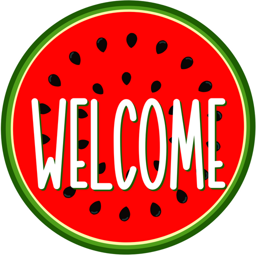 Watermelon Door Hanger Bundle - Set Of 5 Wreath Kit