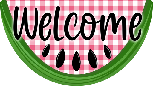 Watermelon Sign Welcome Door Hanger Wood Sign Decoe-W-176 22