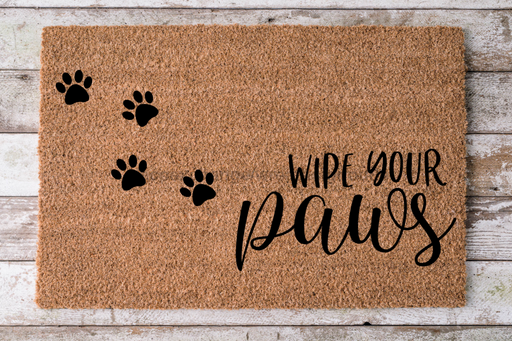 Wipe Your Paws - Dog - 30x18" Coir Door Mat - DECOE-CM-006 - DecoExchange