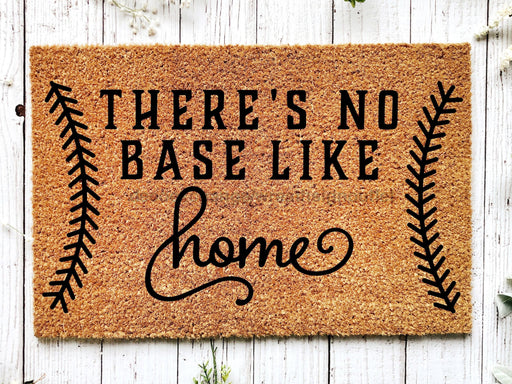 Welcome Mat, Baseball Doormat, Housewarming Gift, Baseball Gift, New Home Gift, Porch Decor, Outdoor Doormat, Front Door Doormat - DecoExchange