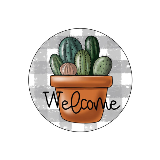 Welcome Sign, Cactus Sign, Succulent Sign, wood sign, PCD-W-023 - DecoExchange®