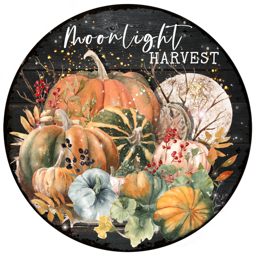 Welcome Sign Fall Decoe-4604 For Wreath 10 Round Metal