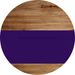 Welcome To Our Home Sign Blank Purple Stripe Wood Grain Decoe-2731-Dh 18 Round