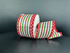 Wht Stn Emld Rd Strp/Rd Wht Dot Edg 2.5’’X10Y 76537 40 17 Ribbon