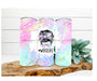 #WifeLife Tumbler, Holographic Leopard Tumbler 20 oz Skinny Tumbler DECOETUMBLER-235 - DecoExchange®