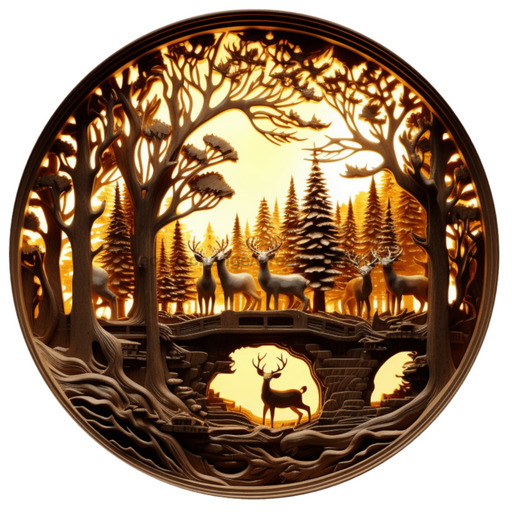 Winter Sign, Lighted Scene, DECOE-4926, 10" Metal Round - DecoExchange®