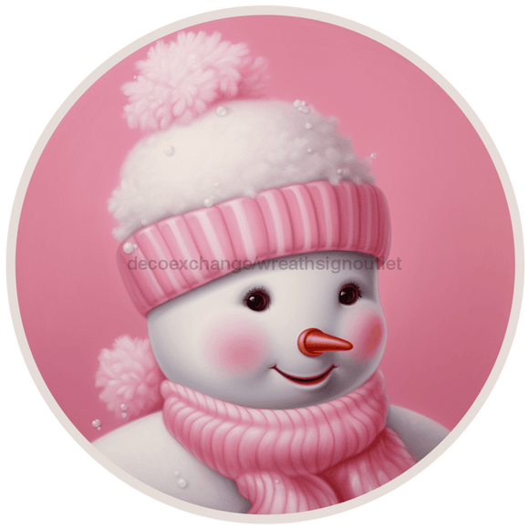 Winter Sign, Snowman Sign, DCO-00499, Sign For Wreath, 10