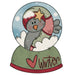 Winter Snow Globe Door Hanger, MJ-W-00083-DH, 22in Wood Door Hanger