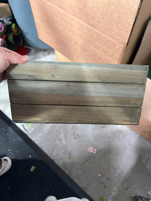 Wooden Utility Rect Box Brown 5638Br Container