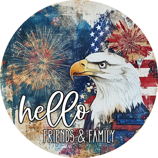 Wooden Welcome Door Hanger, DCO-13694-DH, 18in Wood Sign