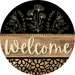Wooden Welcome Door Hanger DCO-13703-DH 18’’ Wood Sign 18’’ Door Hanger