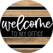 Wooden Welcome Door Hanger, DCO-13717-DH, 18in Wood Sign