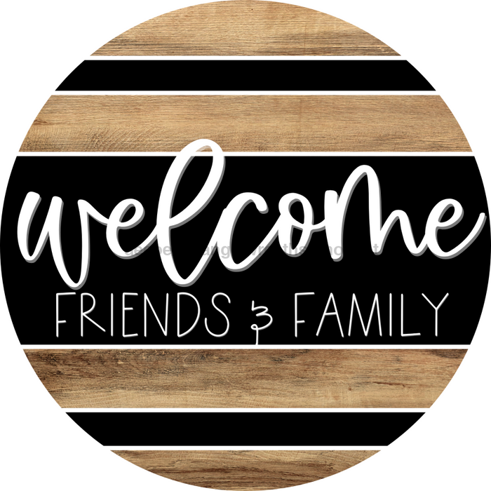 Wooden Welcome Door Hanger, DCO-13720-DH, 18in Wood Sign