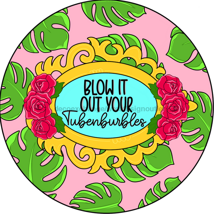 Wreath Sign, Betty White Tribute Sign, 18" Wood Round  Sign CR-032, DecoExchange, Sign For Wreath