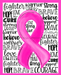 Wreath Sign, Breast Cancer Awareness Sign, 8x10" Metal Sign DECOE-916, Sign For Wreath, DecoExchange - DecoExchange