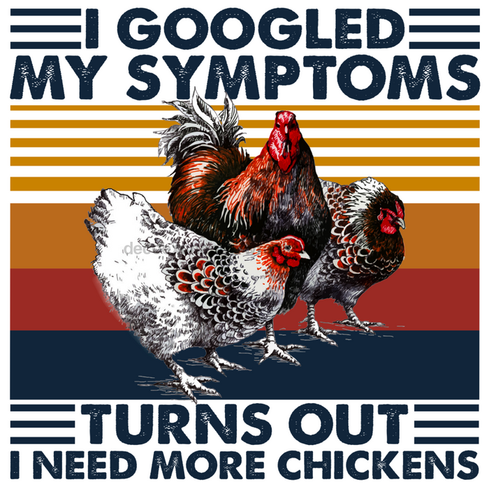 Wreath Sign, Chicken Sign, Need More Chickens, 10"x10" Metal Sign, DECOE-673, Sign For Wreath, DecoExchange - DecoExchange