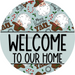 Wreath Sign Christmas Wreath Sign Merry Yall Western Decoe-2376 For Round 12 metal