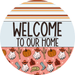Wreath Sign Fall Wreath Sign Western Welcome Decoe-2373 For Round 10 Wood