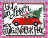 Wreath Sign, Get In Loser Christmas Sign, 8x10", Metal Sign, DECOE-927, Sign For Wreath, DecoExchange - DecoExchange