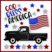 Wreath Sign, God Bless America Sign, 10"x10" Metal Sign DECOE-597, Sign For Wreath, DecoExchange - DecoExchange