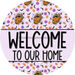 Wreath Sign Halloween Wreath Sign Lips Boo Decoe-2386 For Round 10 Wood