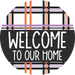 Wreath Sign Halloween Wreath Sign Welcome Decoe-2402 For Round 10 Metal