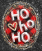 Wreath Sign, Ho Ho Ho, Black Christmas Sign, 8"x10" Metal Sign, DECOE-987, Sign For Wreath, DecoExchange - DecoExchange
