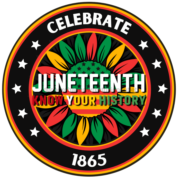 Wreath Sign, Juneteenth Sign, Black History, DECOE-1006, Sign For Wreath, DecoExchange - DecoExchange