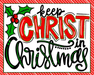 Wreath Sign, Keep Christ in Christmas Sign, 8x10",Metal Sign DECOE-919, Sign For Wreath, DecoExchange - DecoExchange