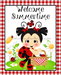 Wreath Sign, Lady Bug Summer Sign, 8x10" Metal Sign, DECOE-577, DecoExchange, Sign For Wreath - DecoExchange