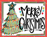 Wreath Sign, Merry Christmas Sign, 8x10", Metal Sign, DECOE-925, Sign For Wreath, DecoExchange - DecoExchange
