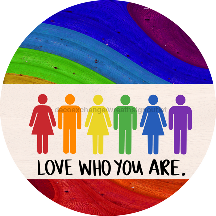 Wreath Sign, Pride Sign, DECOE-2038, Sign For Wreath, Round Sign, DecoExchange - DecoExchange®
