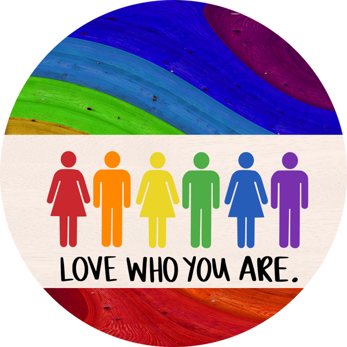 Wreath Sign, Pride Sign, DECOE-2038, Sign For Wreath, Round Sign, DecoExchange - DecoExchange®