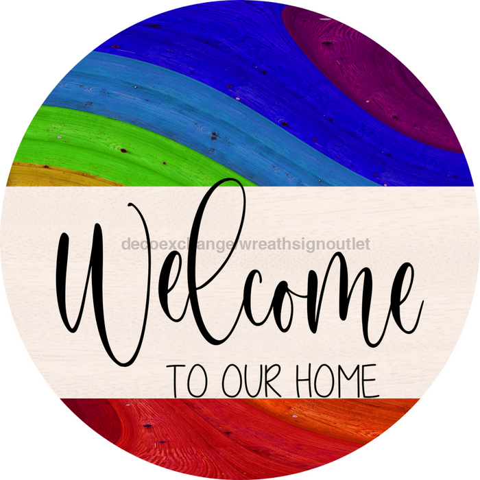 Wreath Sign, Pride Sign, DECOE-2040, Sign For Wreath, Round Sign, DecoExchange - DecoExchange®