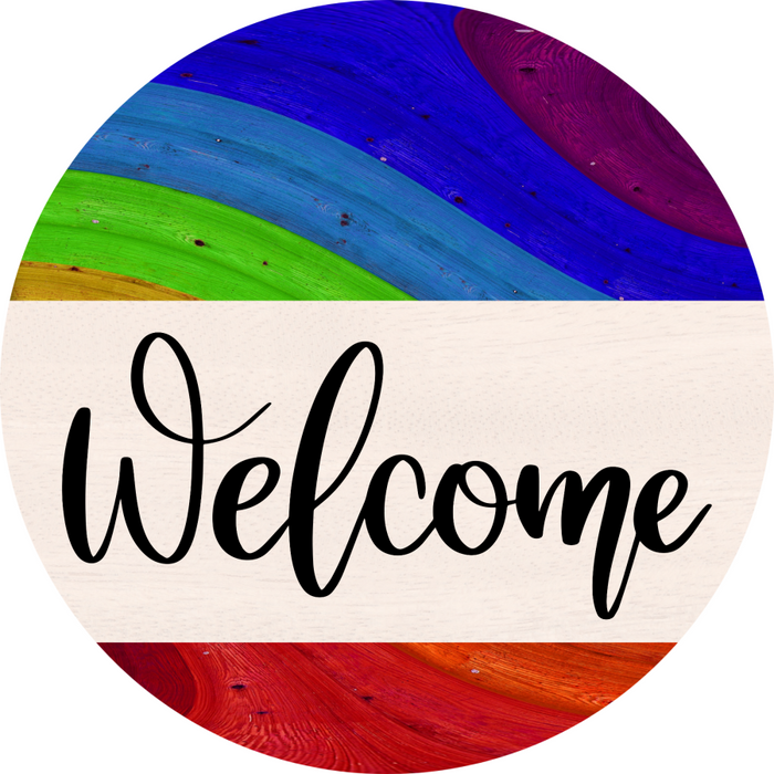 Wreath Sign, Pride Sign, DECOE-2041, Sign For Wreath, Round Sign, DecoExchange - DecoExchange®