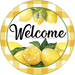 Wreath Sign, Welcome Sign, Lemon Sign, DECOE-533, Sign For Wreath, DecoExchange - DecoExchange