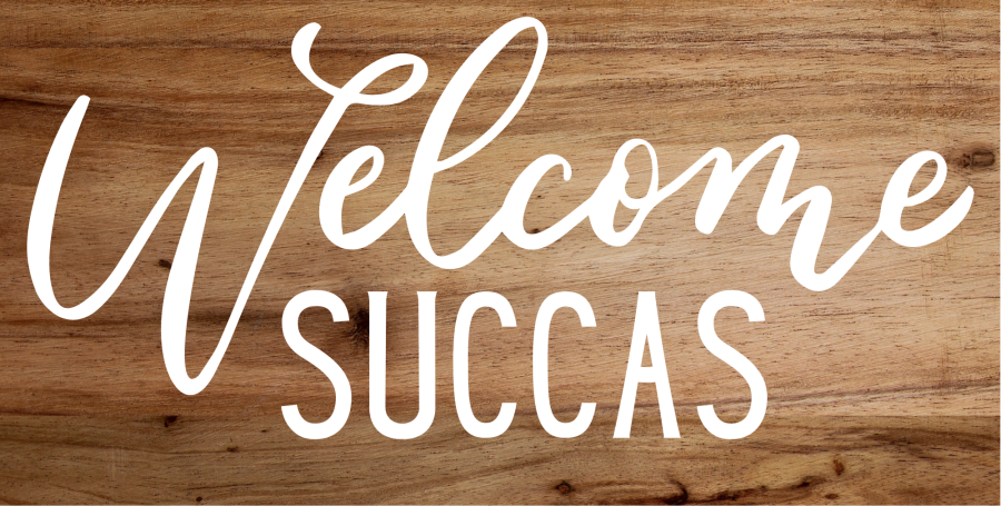 Wreath Sign Welcome Succas 6X12 Metal Decoe-4233 Decoexchange For