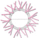 15"Wire,25"Oad-Pencil Work Wreath X18 Ties, Pink XX750422 - DecoExchange