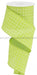 2.5"X10Yd Raised Stitched Squares/Royal Lime/White RG01678E9 - DecoExchange®