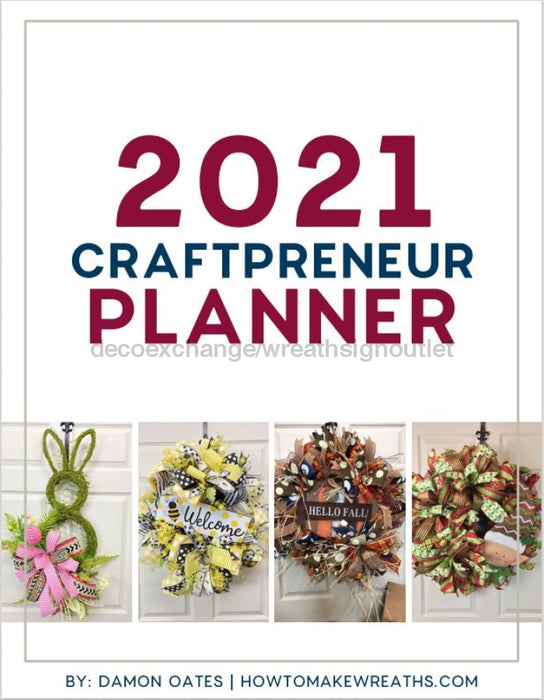 2021 Craftpreneur Design Planner by Damon Oates - DecoExchange