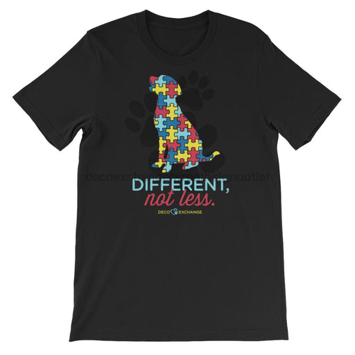 Different Not Less Autism - Short-Sleeve Unisex T-Shirt - DecoExchange Autism Awareness - DecoExchange