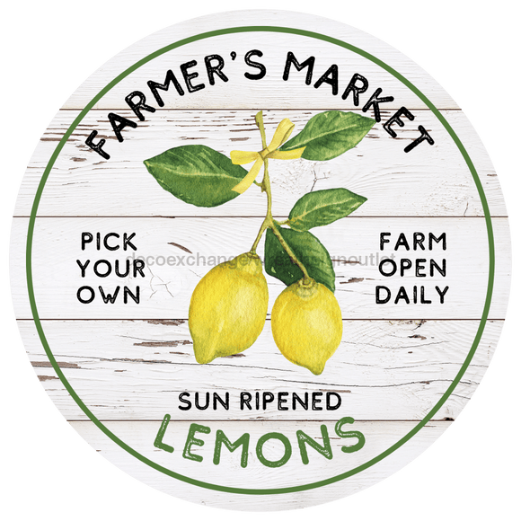 Lemon Sign, Farmers Market Sign, DECOE-4063, 10