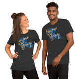 Louisiana Strong Shirt - Blue - Short-Sleeve Unisex T-Shirt - DecoExchange